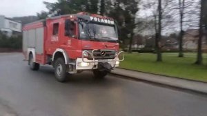 [Alarmowo OSP Polanów]:339[Z]24 Mercedes Atego GBA 2,5/25 MotoTruck - Krytno drzewo na drodze