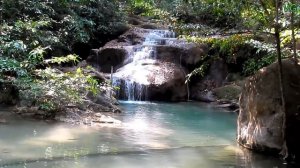 Thailand. Erawan  Waterfall/ Водопад Эраван в Таиланде
