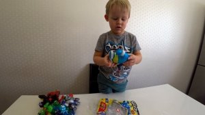 РАСПАКОВКА герои ГУДЖИТСУ обезьяна Сильвербэк и Скорпиус