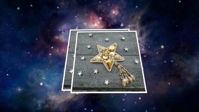 Брошки из бисера - для вдохновения. Звёзды, месяцы, планеты. Часть 1