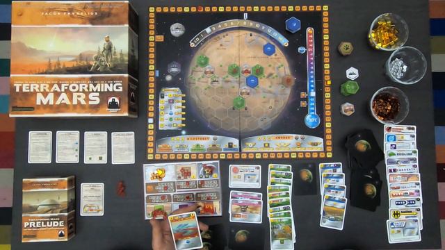 Terraforming Mars Run-through with Meeples & Friends (With Prelude Solo Play) смотреть онлайн