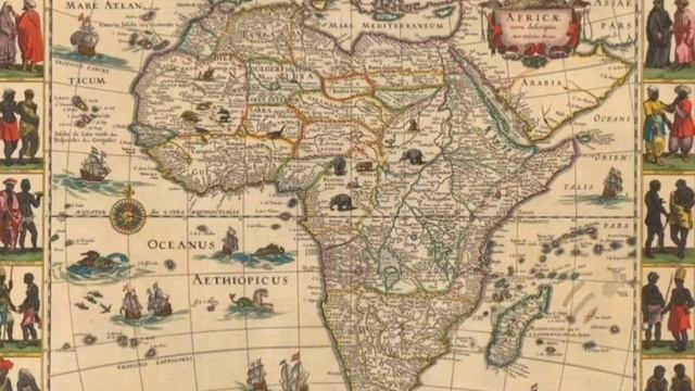 Africa 300 Years AgoA map with numerous rivers and cities spread throughout the current Desert!??? смотреть онлайн