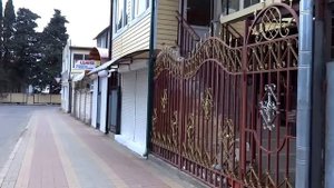 Переулок Октябрьский в Лазаревском. Январь 2015 год. Lazarevskoe - SOCHI - RUSSIA