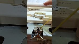 красивый край на вязальной машине