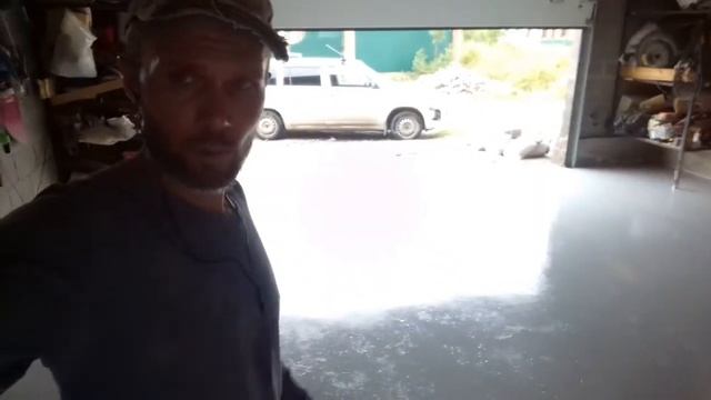ИТОГ. Шлифовка бетона. Промышленный тонкослойный пол. Алмазная чашка 150 мм и 125 мм. Новосибирск