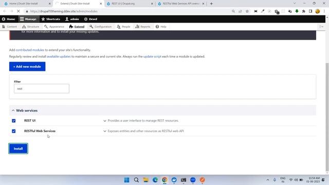RESTful Web Services API overview in Drupal 10 | How to config REST UI