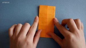 Прыгающий Оригами Кот • Как сделать игрушку в виде котика из бумаги без клея • Jumping Cat Origami