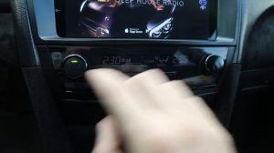 Чёрный климат-контроль для Камри 40