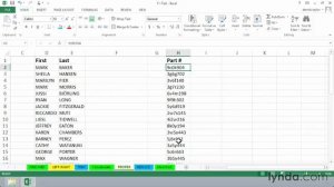 Excel Chapter 11- Text Functions 4/7 PROPER