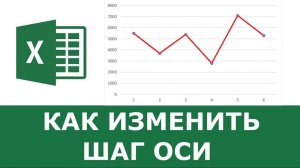 Как изменить шаг оси на графике в Excel