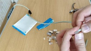 Набор из 10 джеков RJ45 Cat6 Vention и установка кримпером LAOA