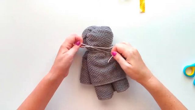 Как сделать мишку из полотенца. Научись за 5 минут! Классный и полезный подарок! Видео Fairy Girls смотреть онлайн