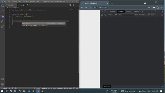 Scopes in javascript || Easiest way to understand scopes in javascript