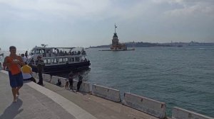 Стамбул. Ускудар. Девичья башня. Istanbul. Uskudar.  Maiden's Tower.