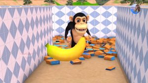 Giant Gorilla Vs Funny monkey Vs Giant Lion Escape From Pc Maze Game | Templerun Funny Monkey