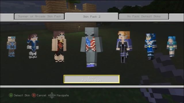 Minecraft Xbox 360 - Skin Pack 2 - All Skins Showcase смотреть онлайн
