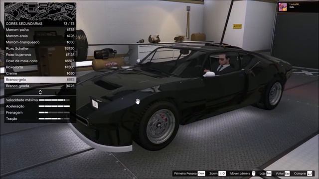 GTA V ONLINE - Tunando o novo carro [Lampadati Viseris] смотреть онлайн