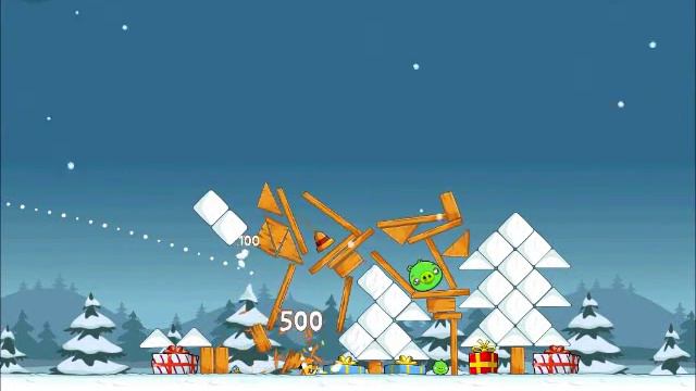 Official Angry Birds Seasons Walkthrough Season's Greedings 1-4 смотреть онлайн