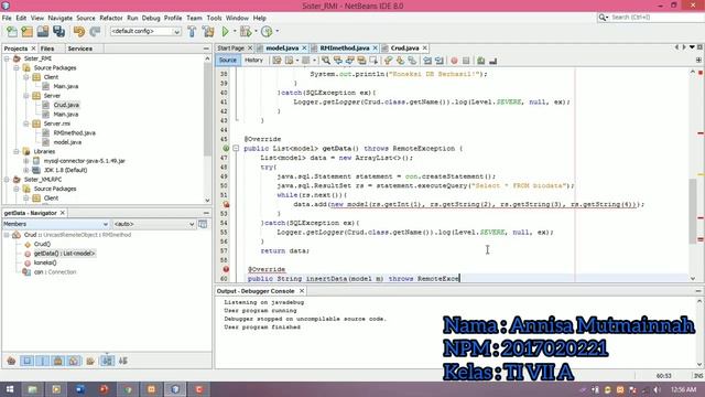 Sistem Terdistribusi - langkah membuat program RMI (Remote Method Invocation) смотреть онлайн