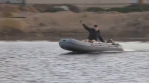Лодка Викинг 340LS под мотором Ветерок 8