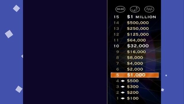 Who Wants To Be A Millionaire: 3rd Edition (PS1) - Continue?