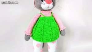 Амигуруми: схема Кошечка Василиска. Игрушки вязаные крючком - Free crochet patterns.