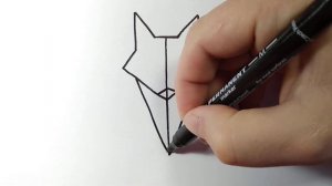 Как нарисовать ЛИСУ из геометрических фигур
