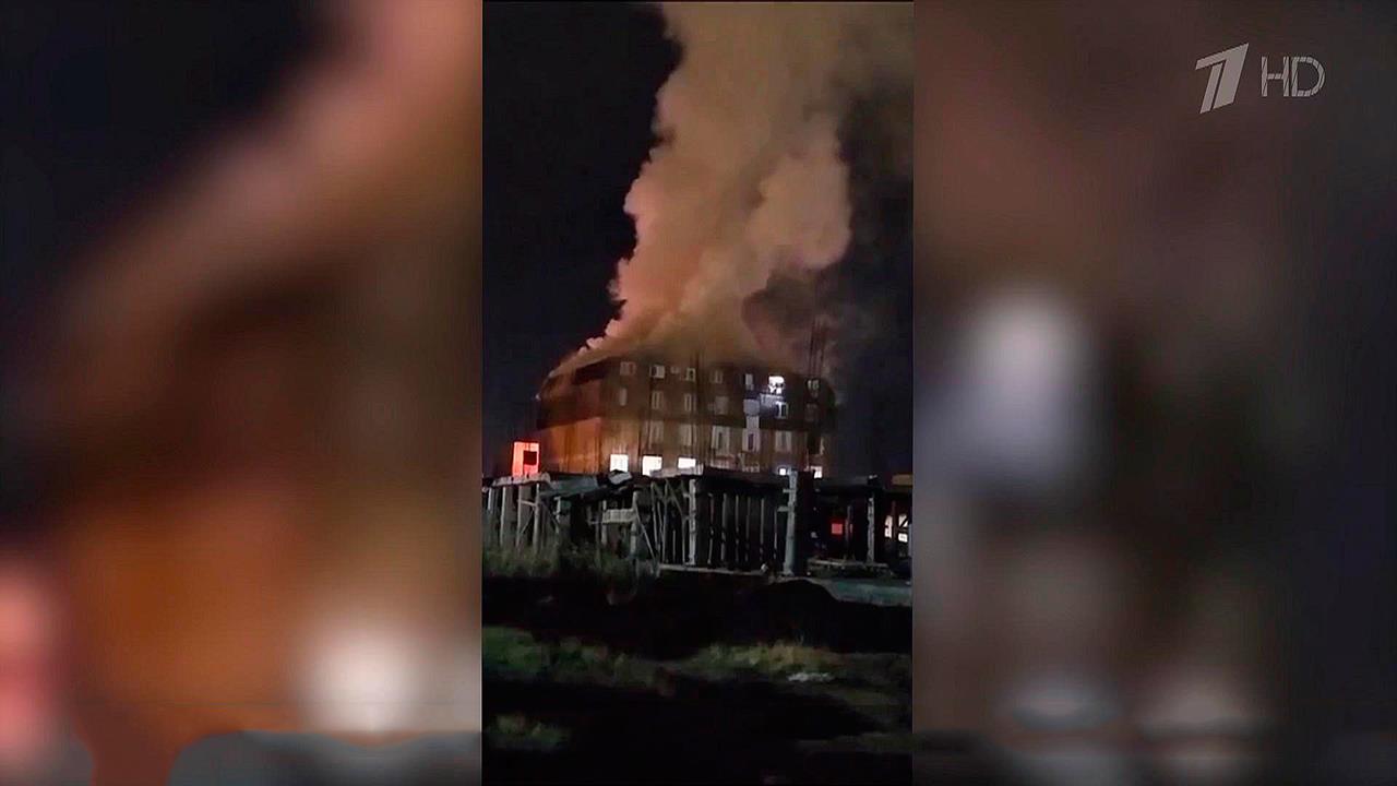 В Махачкале выясняют обстоятельства крупного пожара в многоквартирном доме