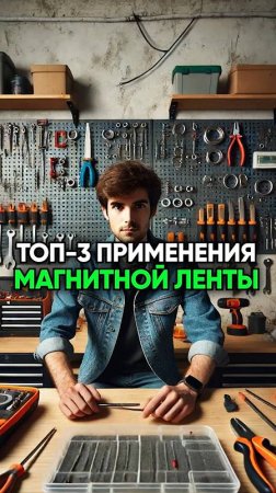 🧲🤩 ТОП-3 применения магнитной ленты