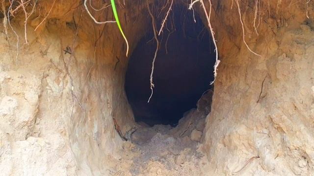 15.?☠?МЕСЯЦ ВЫЖИВАНИЕ В ДИКОЙ ПРИРОДЕ БЕЗ НИЧЕГО _ ОТОПЛЕНИЕ В НОРЕ _ _КОПТИЛЬНЯ_ _ ДИКИЙ DIY