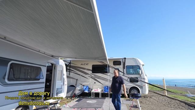 Обзор палаток и маркиз для Домов на колесах непосредственно в местах отдыха смотреть онлайн