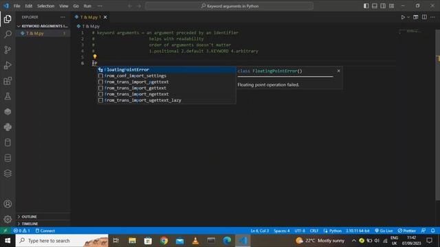 Python Keyword Arguments? | Keyword Arguments in Python#100daysofpython #pythonprogramming