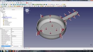 Нестационарная теплопередача во FreeCAD FEM