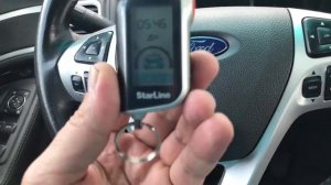 Ford Explorer автозапуск. Обзор установленной сигнализации StarLine A93 с дистанционным запуском