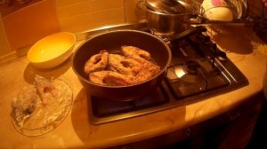 Сазан  жареный на сковороде