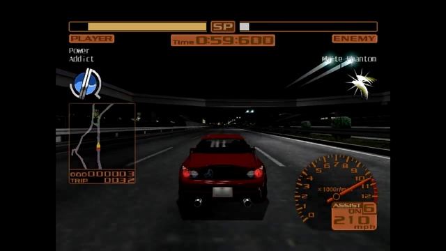 Shutokou Battle 2 (Tokyo Xtreme Racer 2) - Crimson Sprinter vs. White Phantom смотреть онлайн