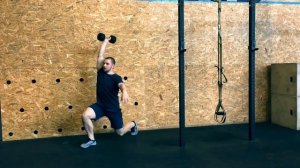 Турецкий подъем с гантелей