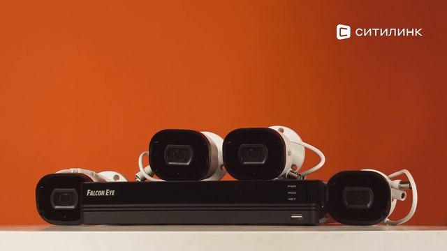 Обзор комплекта видеонаблюдения Falcon Eye FE-2104MHD Smart | Ситилинк смотреть онлайн