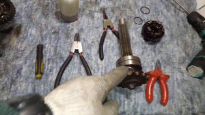 Хонда CBR  F4 ремонт 2ой передачи.