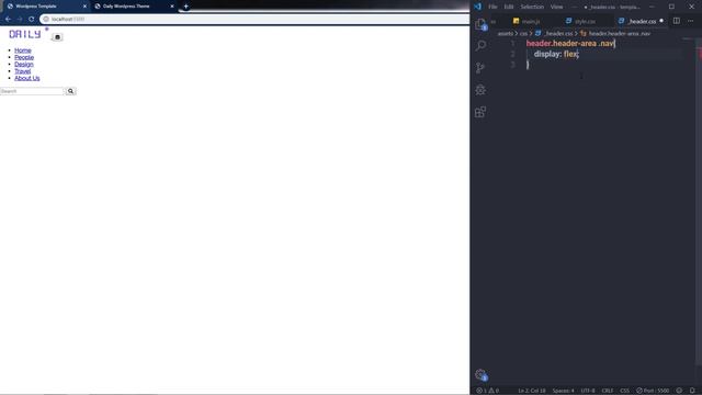 Building Header Navigation Menu - HTML Template - 20
