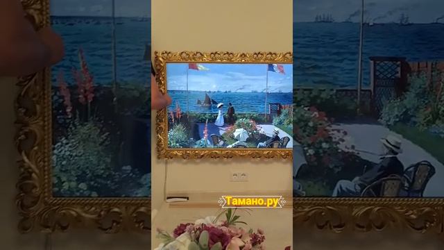 Обрамляем в красивый резной багет телевизор на кухне одного очень красивого дома смотреть онлайн