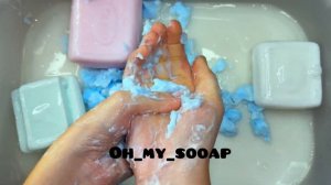 ASMR 🌱 Glycerin DURU 🌊 Soaked Soap || АСМР Мыление и Размокшее Мыло #asmr