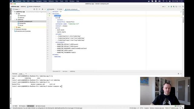 Rabbit MQ with Docker for Microservices смотреть онлайн