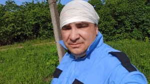 Косим борщевик на участке. О деревне.