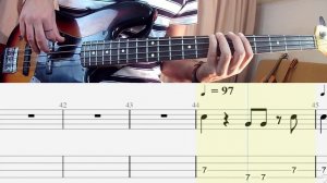 The Beatles - Strawberry Fields Forever BASS COVER + PLAY ALONG TAB + SCORE