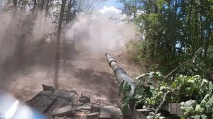 Боевая работа танковых подразделений ЗВО в зоне проведения специальной военной операции