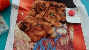 Вышивка бисером. Магия канвы. Вместе. 7-ой этап.