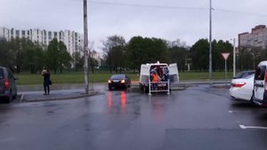 Прорыв трубы у МАКСИДОМА Ленинский пп д 100 20.05.21г