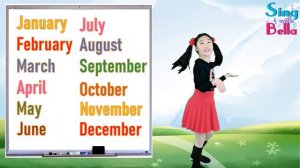 12 Months of the Year with lyrics and Actions - Preschool Learning Song -  Sing and Dance Along