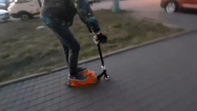 СДЕЛАТЬ САМЫЙ ТЯЖЁЛЫЙ САМОКАТ!!! ПЫТАЮСЬ ДЕЛАТЬ ТРЮКИ